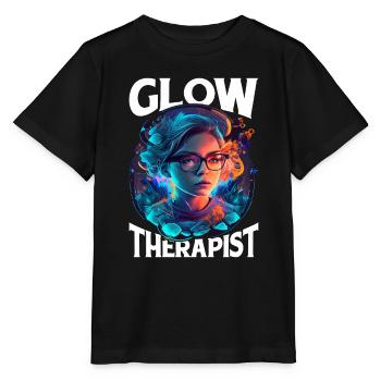 Glow Therapist 5 - Stanley/Stella MINI CREATOR Kids’ T-Shirt - black - Front - Mikhail (115cm)