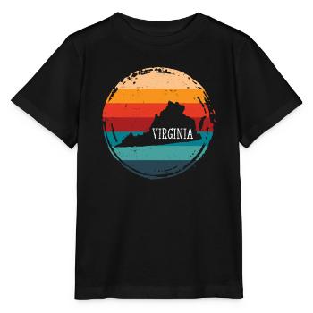 Virginia - Stanley/Stella Kinder T-Shirt MINI CREATOR  - Schwarz - Vorne - Mikhail (115cm)