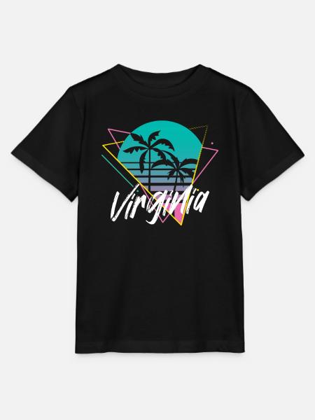 Virginia - Stanley/Stella Kinder T-Shirt MINI CREATOR  - Schwarz