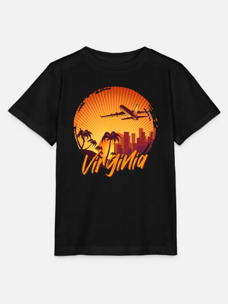 Virginia - Stanley/Stella Kinder T-Shirt MINI CREATOR - Schwarz