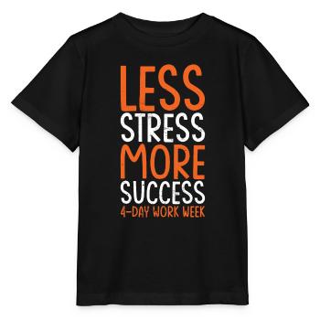4 days a week - Stanley/Stella MINI CREATOR Kids’ T-Shirt - black - Front - Mikhail (115cm)