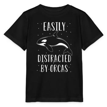 Orque Whale Dicton - T-shirt bio MINI CREATOR Stanley/Stella Enfant - noir - Devant - Mikhail (115cm)