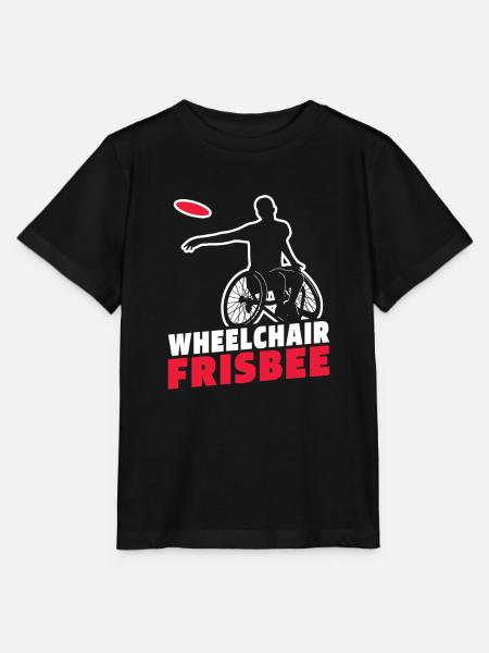 Frisbee Rollstuhl - Stanley/Stella Kinder T-Shirt MINI CREATOR - Schwarz