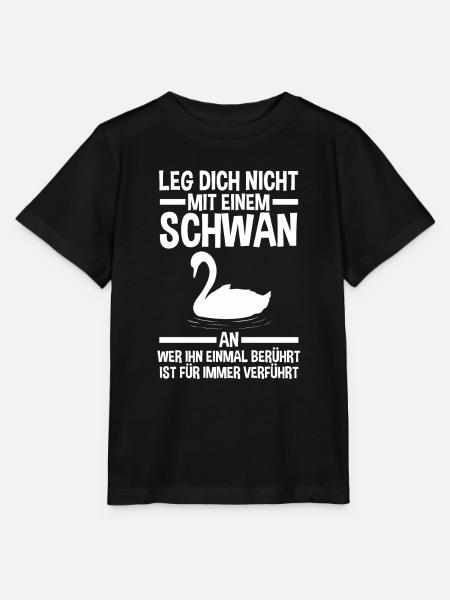Schwan - Stanley/Stella Kinder T-Shirt MINI CREATOR - Schwarz