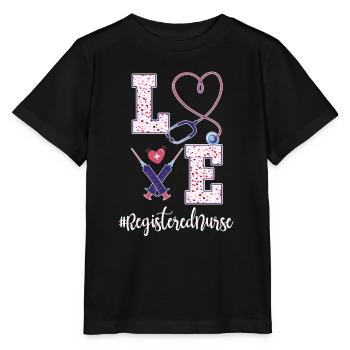 Tenue pour infirmière autorisée - T-shirt bio MINI CREATOR Stanley/Stella Enfant - noir - Devant - Mikhail (115cm)