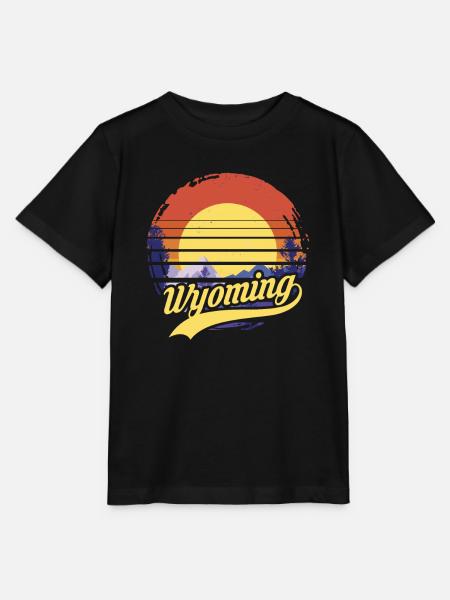 Wyoming - Stanley/Stella Kinder T-Shirt MINI CREATOR - Schwarz