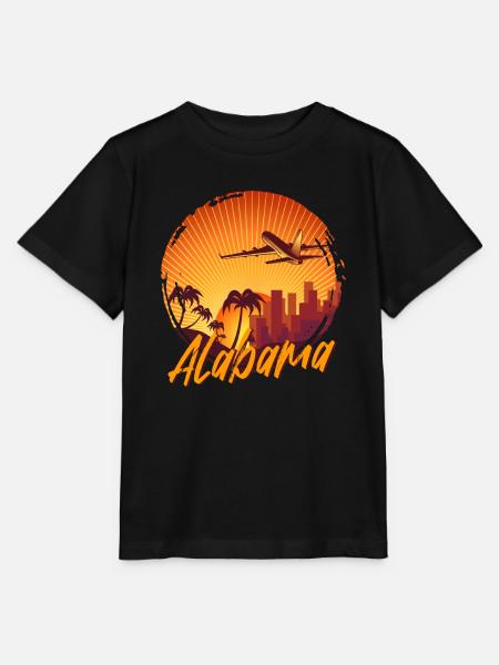 alabama - Stanley/Stella Kinder T-Shirt MINI CREATOR - Schwarz