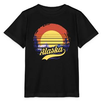 alaska - Stanley/Stella Kinder T-Shirt MINI CREATOR  - Schwarz - Vorne - Mikhail (115cm)