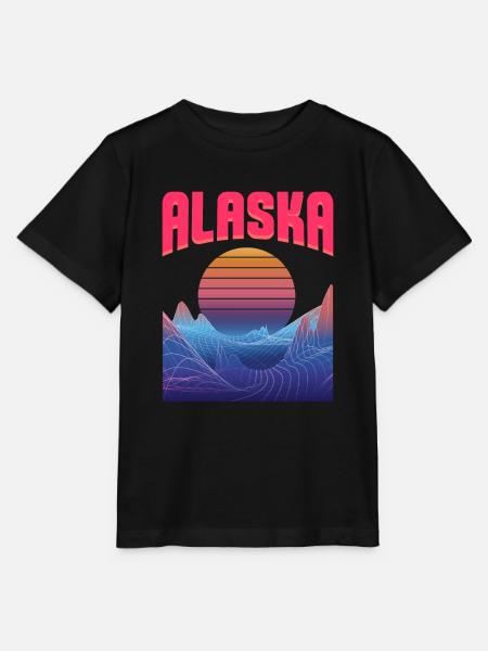 alaska - Stanley/Stella Kinder T-Shirt MINI CREATOR  - Schwarz