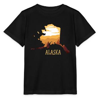 alaska - Stanley/Stella Kinder T-Shirt MINI CREATOR  - Schwarz - Vorne - Mikhail (115cm)