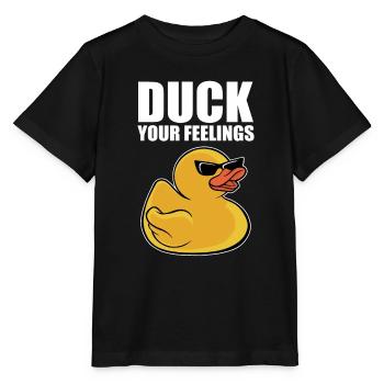 Yellow Bath Duckie Duckling Cool Rubber Duck Your - Stanley/Stella Kinder T-Shirt MINI CREATOR  - Schwarz - Vorne - Mikhail (115cm)