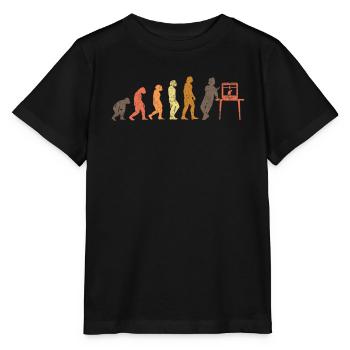 3D Printer Evolution 3D Printer Retro - Stanley/Stella MINI CREATOR Kids’ T-Shirt - black - Front - Mikhail (115cm)