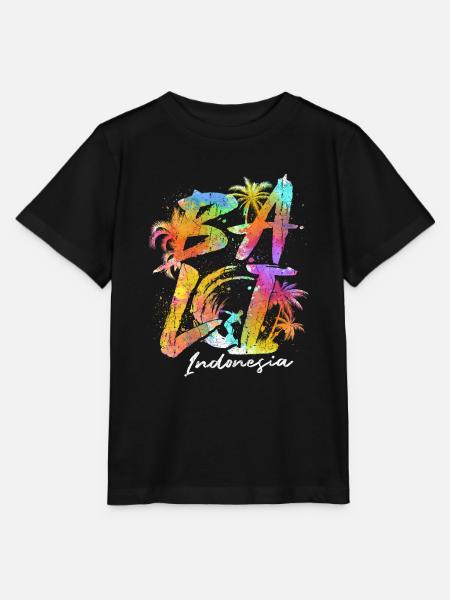 Bali Indonesien Souvenir Urlaub - Stanley/Stella Kinder T-Shirt MINI CREATOR  - Schwarz
