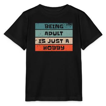 Humour noir - T-shirt bio MINI CREATOR Stanley/Stella Enfant - noir - Devant - Mikhail (115cm)