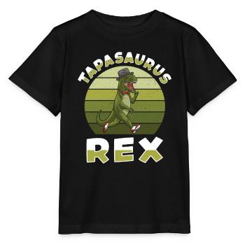 Tapasaurus Rex Dinosaurier T-rex Tyrannosaurus rex - Stanley/Stella Kinder T-Shirt MINI CREATOR  - Schwarz - Vorne - Mikhail (115cm)