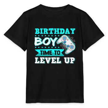 Jeux vidéo Jeu Joueur Jeux vidéo Nerd - T-shirt bio MINI CREATOR Stanley/Stella Enfant - noir - Devant - Mikhail (115cm)