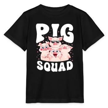 Pig Trupp - Stanley/Stella Kinder T-Shirt MINI CREATOR  - Schwarz - Vorne - Mikhail (115cm)