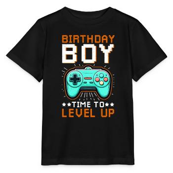 Nerd Gaming Video Game Gamer Video Games - Stanley/Stella MINI CREATOR Kids’ T-Shirt - black - Front - Mikhail (115cm)
