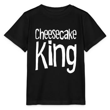 Cheesecake King - Stanley/Stella MINI CREATOR Kids’ T-Shirt - black - Front - Mikhail (115cm)
