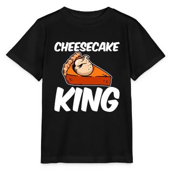 Cheesecake King 4 - Stanley/Stella MINI CREATOR Kids’ T-Shirt - black - Front - Mikhail (115cm)