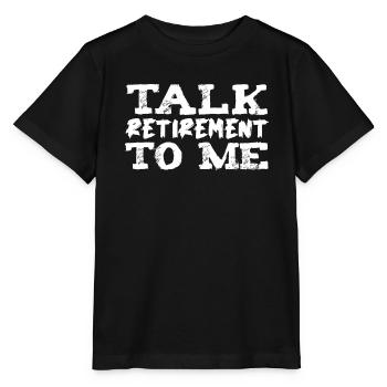 Pensioner pension - Stanley/Stella MINI CREATOR Kids’ T-Shirt - black - Front - Mikhail (115cm)