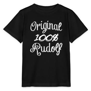 Original 100% Rudolf - T-shirt bio MINI CREATOR Stanley/Stella Enfant - noir - Devant - Mikhail (115cm)