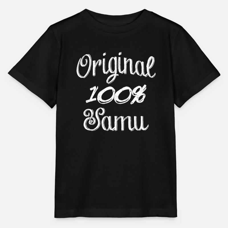 Original 100% Samu - T-shirt bio MINI CREATOR Stanley/Stella Enfant - noir