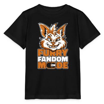 Furry Fandom Fursuits - Stanley/Stella MINI CREATOR Kids’ T-Shirt - black - Front - Mikhail (115cm)