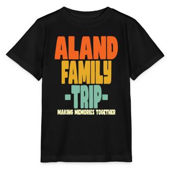 Aland Family Trip Holidays - Stanley/Stella MINI CREATOR Kids’ T-Shirt - black - Front - Mikhail (115cm)
