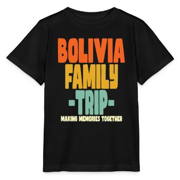 Bolivia Family Trip Holidays - Stanley/Stella MINI CREATOR Kids’ T-Shirt - black - Front - Mikhail (115cm)