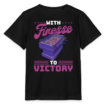 Foosball Gift Fans Wuzler Foosball - Stanley/Stella MINI CREATOR Kids’ T-Shirt - black - Front - Mikhail (115cm)