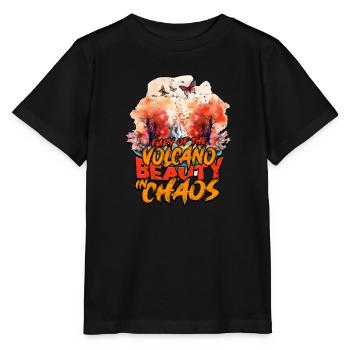 Die Wut des Vulkans, die Schönheit im Chaos - Volcano - Stanley/Stella Kinder T-Shirt MINI CREATOR  - Schwarz - Vorne - Mikhail (115cm)