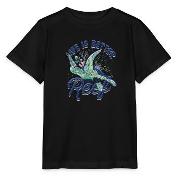 Das Leben am Rif ist besser - Reef - Stanley/Stella Kinder T-Shirt MINI CREATOR  - Schwarz - Vorne - Mikhail (115cm)