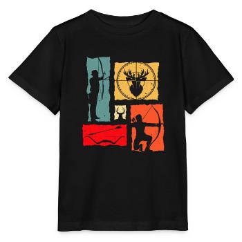 Archer Retro - Stanley/Stella MINI CREATOR Kids’ T-Shirt - black - Front - Mikhail (115cm)