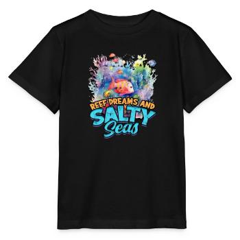 Riffträume und salzige Meere - Reef - Stanley/Stella Kinder T-Shirt MINI CREATOR  - Schwarz - Vorne - Mikhail (115cm)