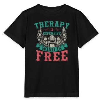 Motorradfahrer - Stanley/Stella Kinder T-Shirt MINI CREATOR  - Schwarz - Vorne - Mikhail (115cm)