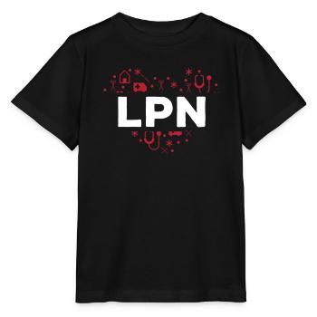 Licensed Practical Nurse - Stanley/Stella MINI CREATOR Kids’ T-Shirt - black - Front - Mikhail (115cm)