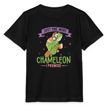 Chameleon Reptile Owner Lizard Reptile Pet - Stanley/Stella Kinder T-Shirt MINI CREATOR  - Schwarz - Vorne - Mikhail (115cm)