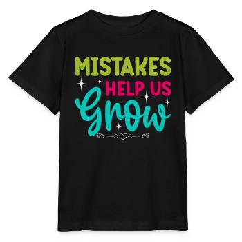 First day of school helps to get back into school mistakes - Stanley/Stella MINI CREATOR Kids’ T-Shirt - black - Front - Mikhail (115cm)