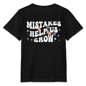 First day of school helps to get back into school mistakes - Stanley/Stella MINI CREATOR Kids’ T-Shirt - black - Front - Mikhail (115cm)