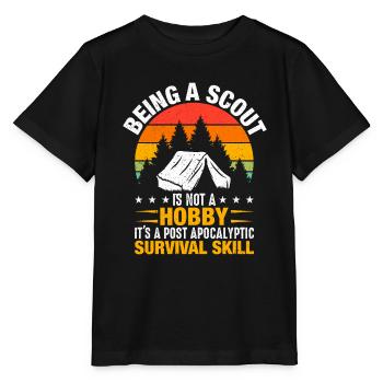 Ein Scout Zu Sein Ist Kein Hobby -Scout -Geschenk - Stanley/Stella Kinder T-Shirt MINI CREATOR  - Schwarz - Vorne - Mikhail (115cm)