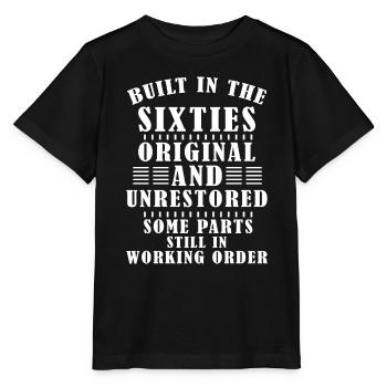 Construit sixties original 50th birthday - T-shirt bio MINI CREATOR Stanley/Stella Enfant - noir - Devant - Mikhail (115cm)