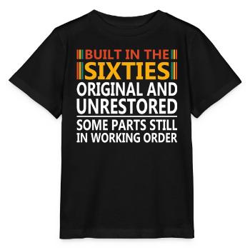 Construit sixties original 50th birthday - T-shirt bio MINI CREATOR Stanley/Stella Enfant - noir - Devant - Mikhail (115cm)