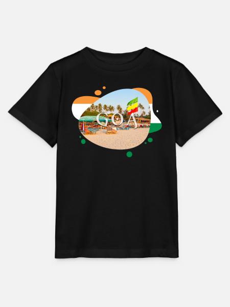 Goa Indien Souvenir - Stanley/Stella Kinder T-Shirt MINI CREATOR - Schwarz