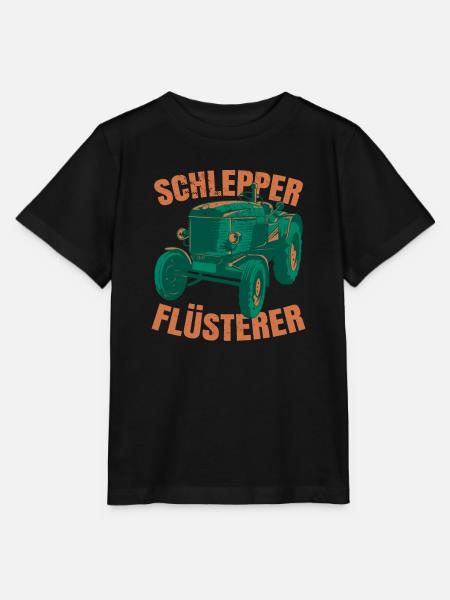 Schlepper Flüsterer - Stanley/Stella Kinder T-Shirt MINI CREATOR - Schwarz