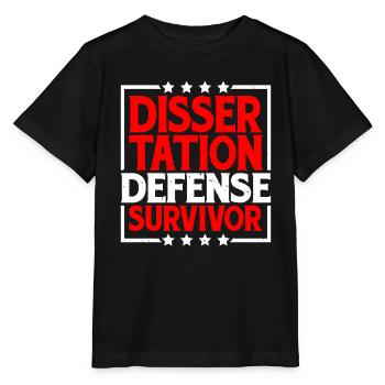 Survivant de la soutenance de thèse 8 - T-shirt bio MINI CREATOR Stanley/Stella Enfant - noir - Devant - Mikhail (115cm)