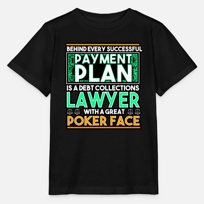 Behind Every Successful Payment Plan - Stanley/Stella MINI CREATOR Kids’ T-Shirt - black
