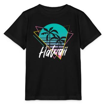 hawaii - Stanley/Stella Kinder T-Shirt MINI CREATOR  - Schwarz - Vorne - Mikhail (115cm)