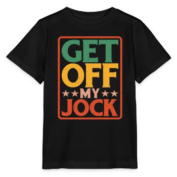 Get Off My Jock 4 - Stanley/Stella MINI CREATOR Kids’ T-Shirt - black - Front - Mikhail (115cm)