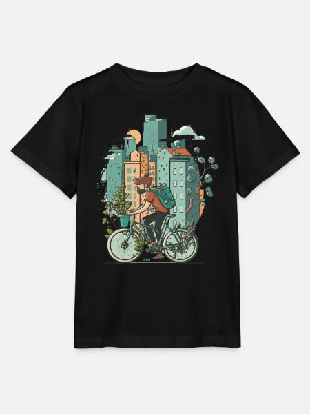 Stadt-Entdecker - Stanley/Stella Kinder T-Shirt MINI CREATOR  - Schwarz